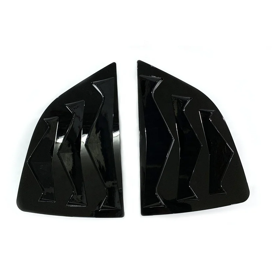 Rear Side Vent Window Scoop Louver Trim for 2014 - 2020 Honda Fit Jazz 2015 2016 2017 2018 Sport Style Car Exterior Decoration