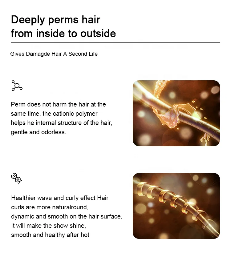 Hot Selling KALISPRO Permanent Rebonding Perming Lotion Organic Hair Straightening Cream for Salon