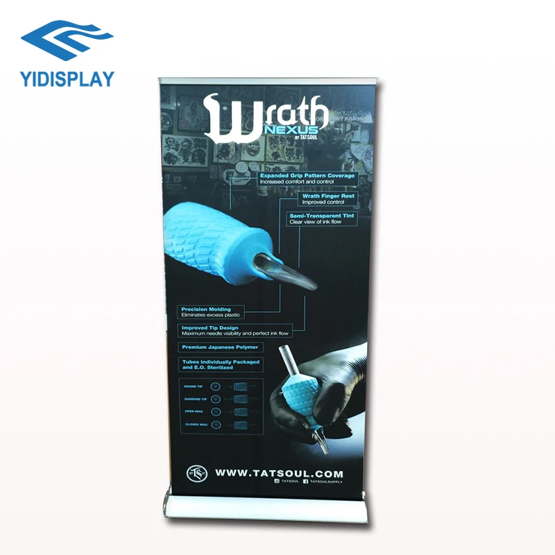 Factory Direct Tripod Outdoor Backdrop Banner Stand Display Roll up Banner