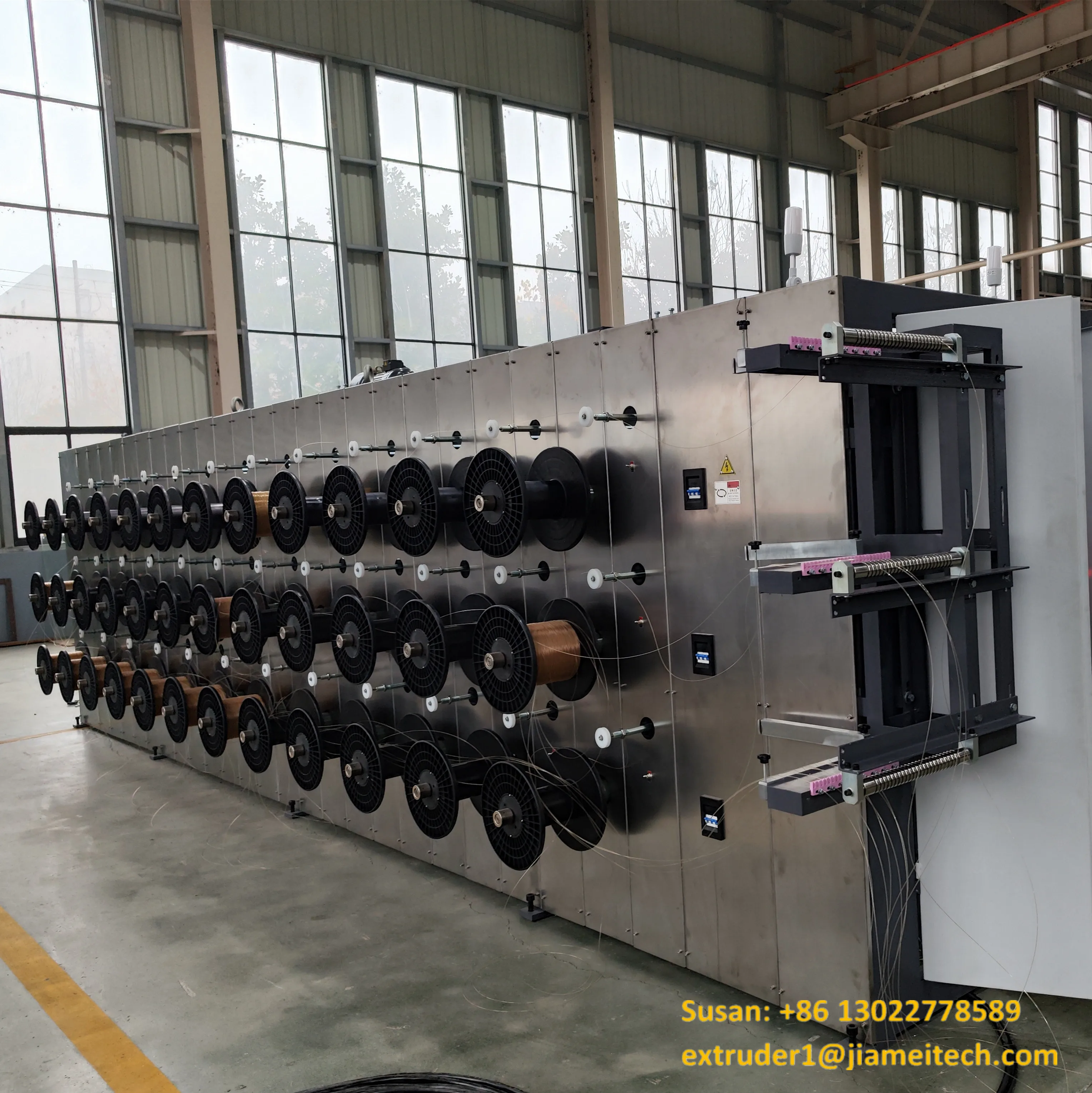 Extruder Machinery for Waste Recycle Polyester Pet Bottle Flake Fiber Filament Extrusion Line Machine