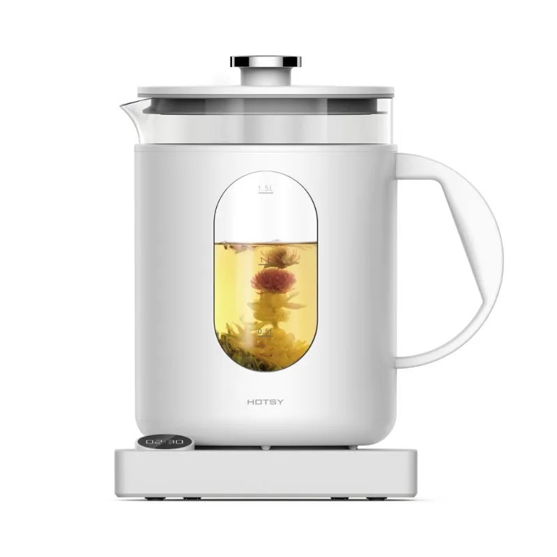 Electric steaming teapot boiled tea electric tea kettle machine automatic  boiling tea glass pot steam boiling tea pot 800W 220V