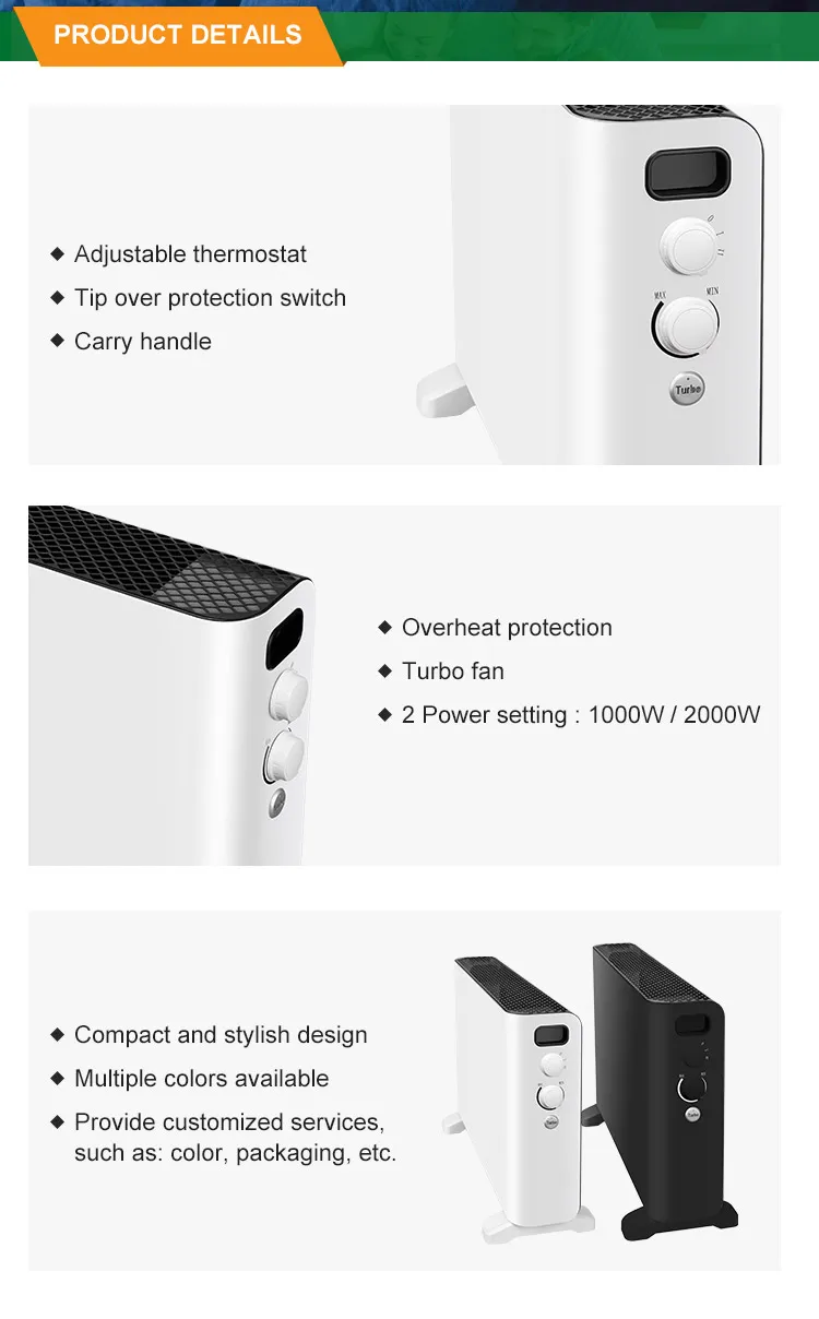 Efficient Electric Heater, 220V, 220~240V - detail 14