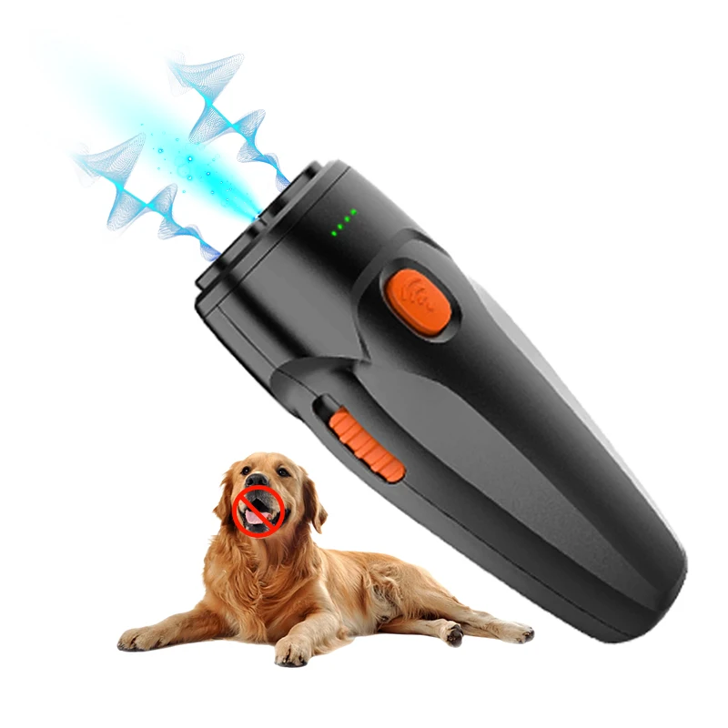 Rechargeable Sonic Bark Deterrent Anti Barking Stop Bark Training ...