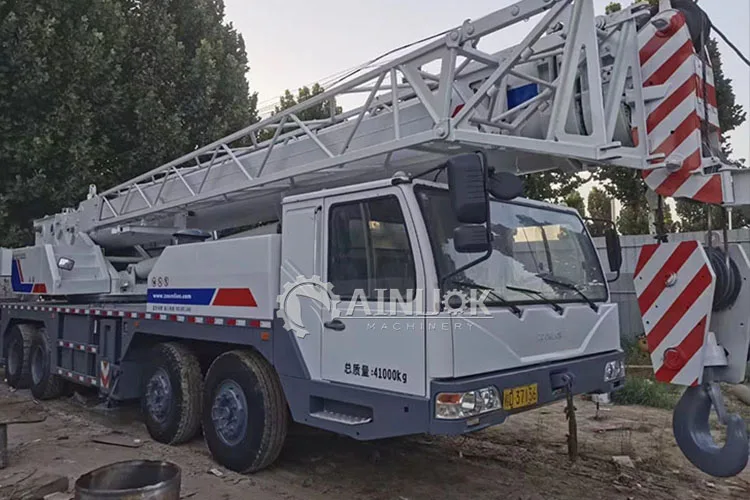 50 Ton Used Zoomlion Ztc500 Qy50 Hydraulic Mobile Truck Crane For Sale ...