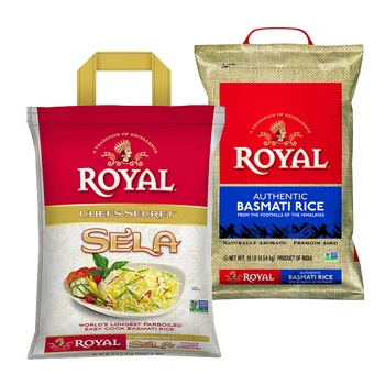 Design Different Types Price Thai Basmati Names Bopp Empty Laminated Plastic 1kg 5kg Rice Cooking Bags For Rice Packaging Sale
