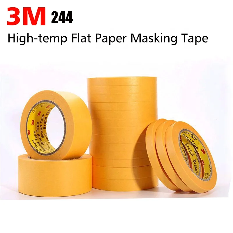 244 3M, 3M SCOTCH 244 Gold Masking Tape 18mm x 50m