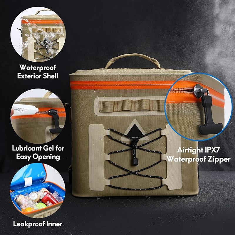 Heavy Duty 8 12 Can Soft Cooler Insulated Leakproof Soft Sided Coolers