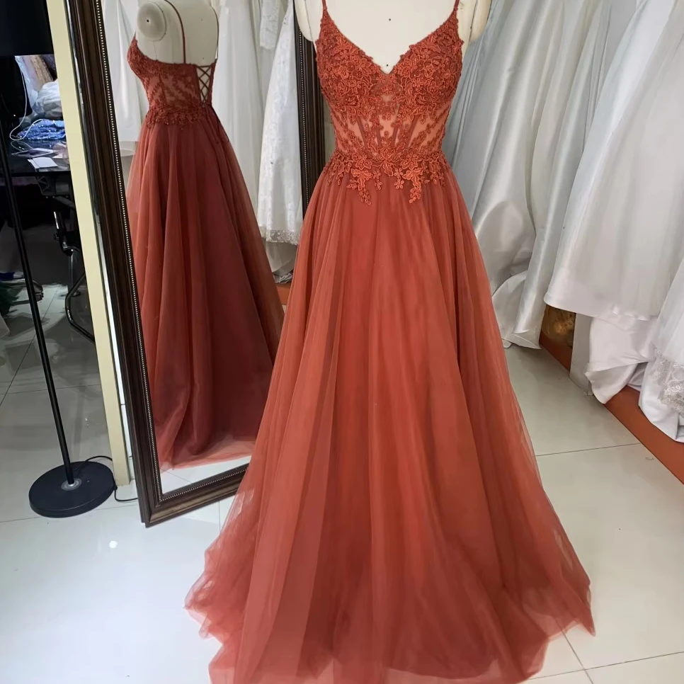 princess polly baby blue dress Wholesale Burgundy Embroidery Corset Gown Prom Dress A-line Tulle Evening  Party Long Gown Floor-Length Dress