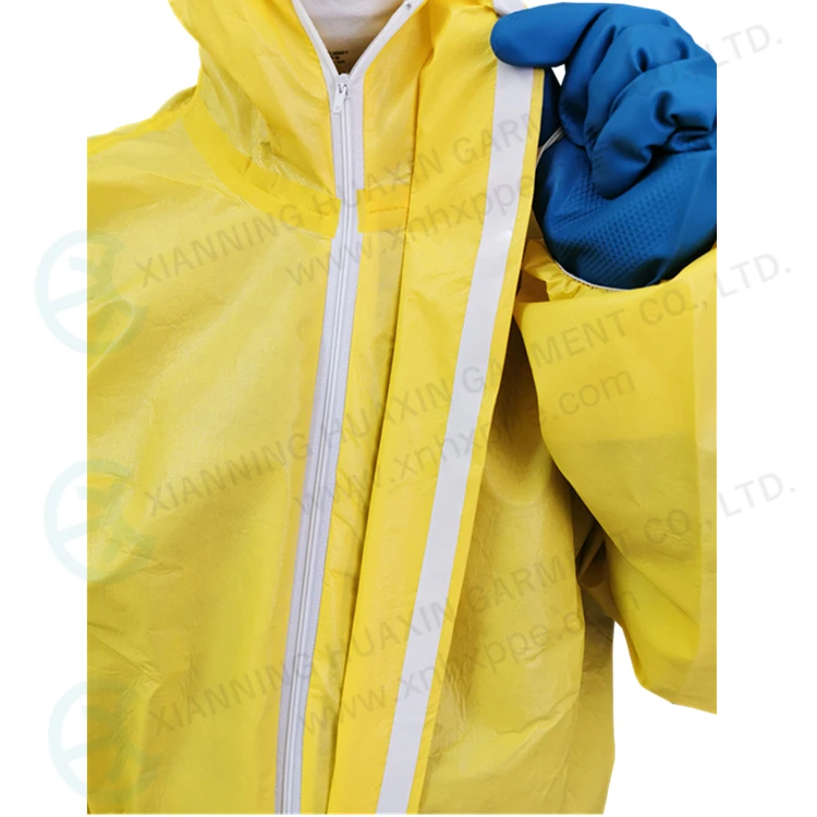 Source HXCR-C: Disposable Chemical resistant coverall with taped seam on  m.alibaba.com