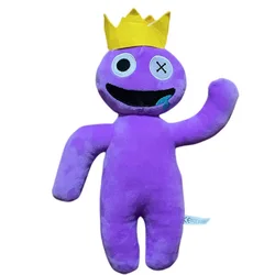 50cm Purple Rainbow Friends Plush Toys Cartoon Game Figure Dolls Kawaii  Purple Monster Soft Stuffed Animals