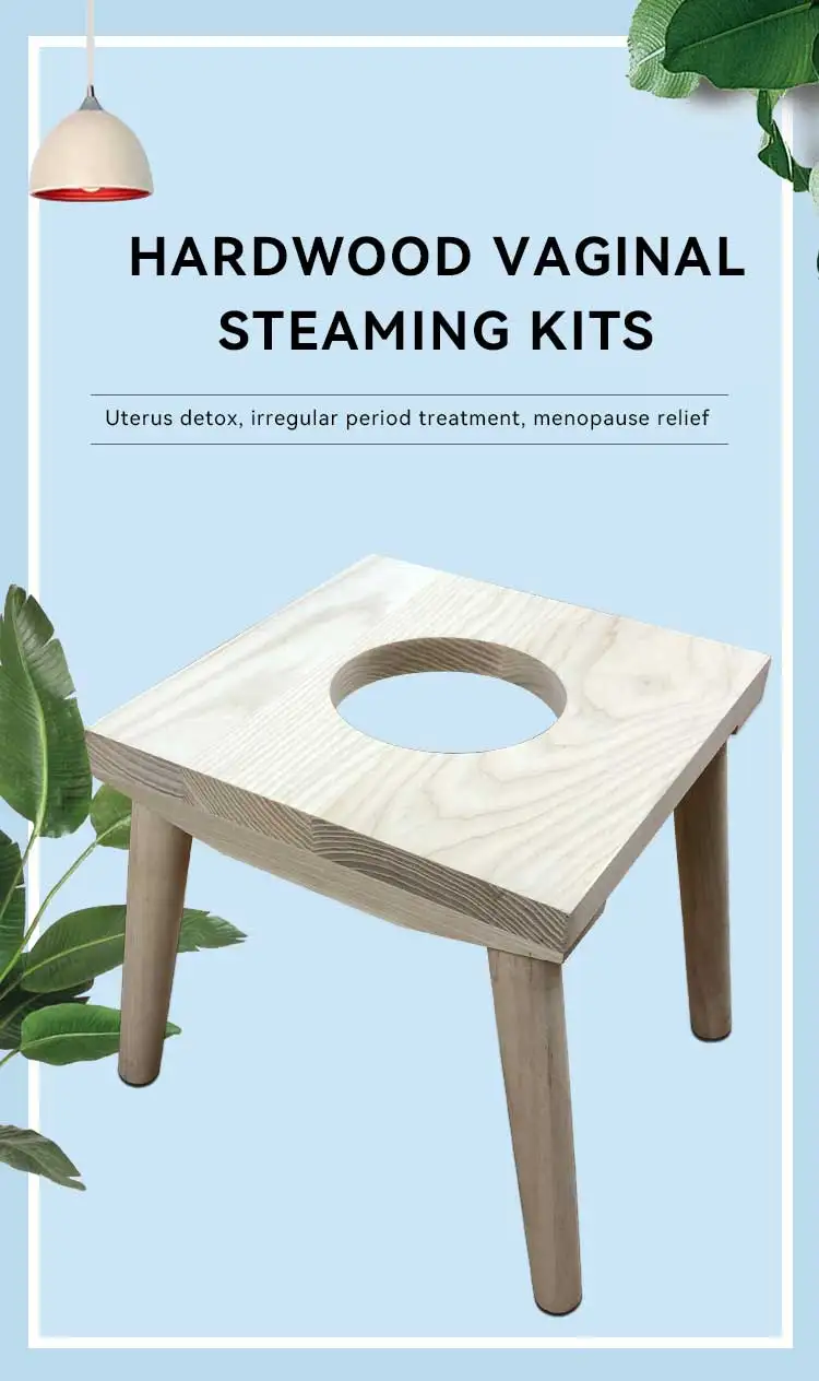 Convenience Yoni Steam Chair Wooden Vaginal Hardwood Steaming Stool
