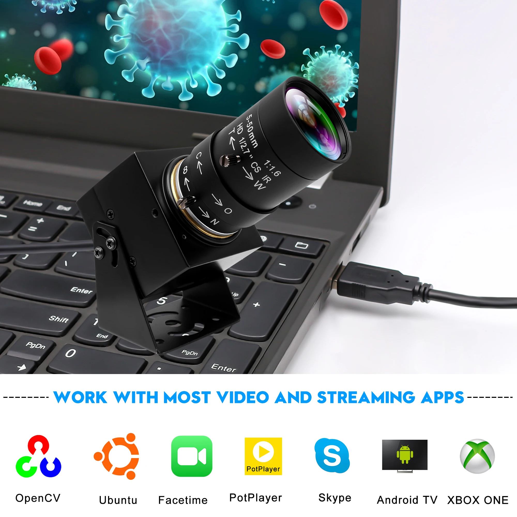 ELP 1080P 90FPS グローバルシャッター USBカメラ ELP ELP 1080P 90FPS グローバルシャッター USBカメラ ELP