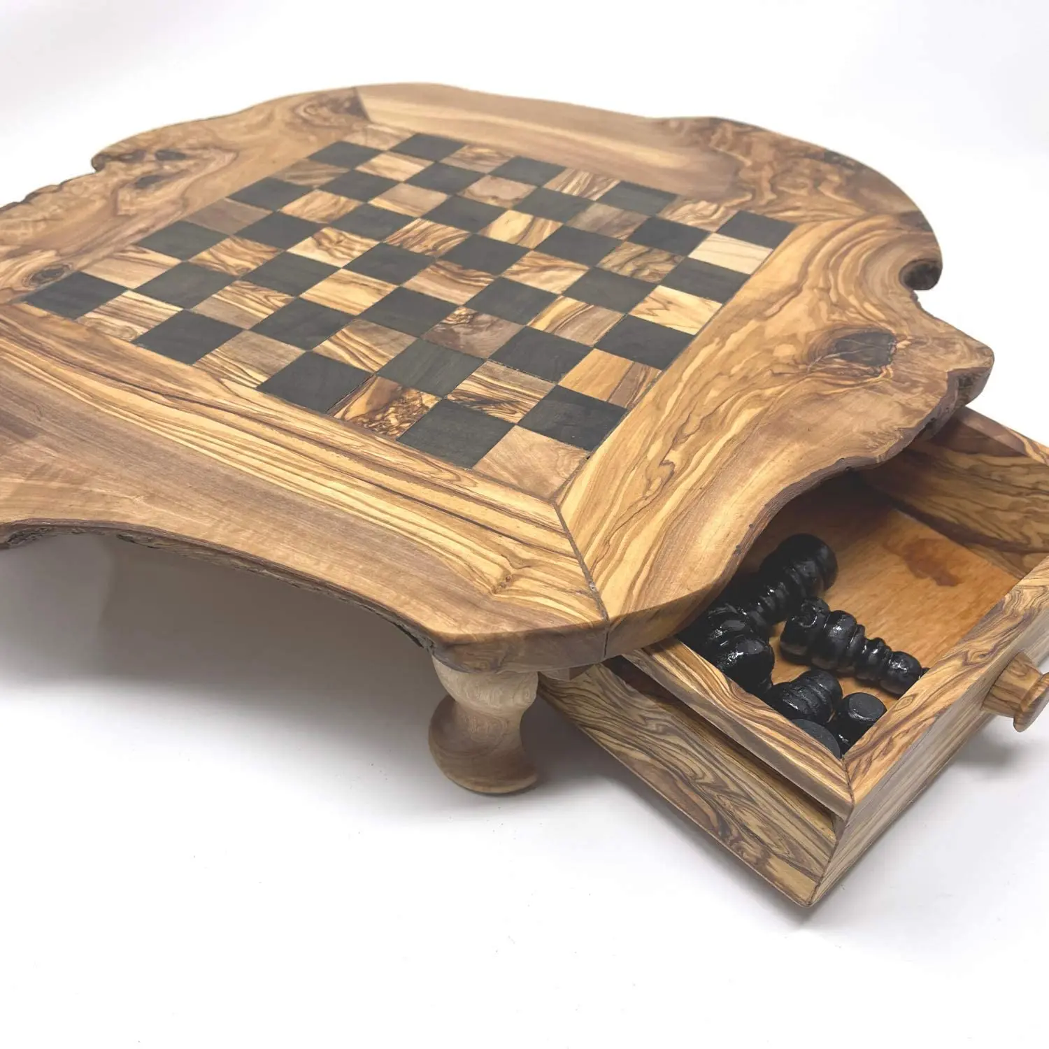 the new olive wood chess game