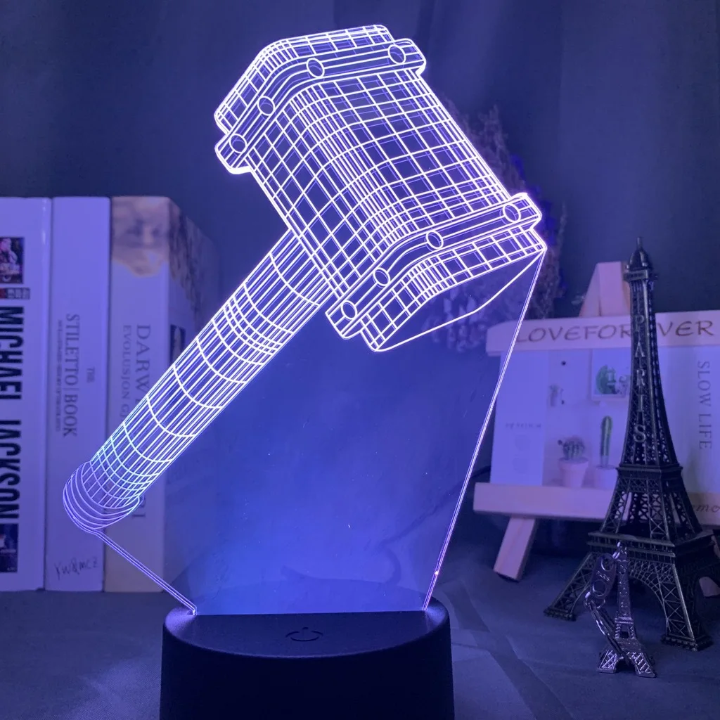 Marvel 3D LED Light Thor Hammer