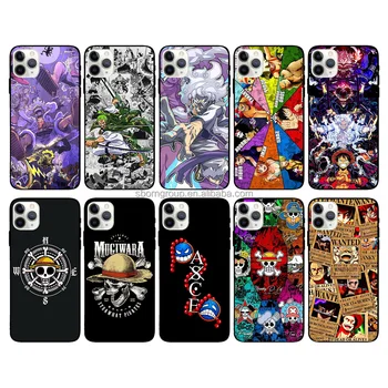 NEW Drop Ship Manga Mobile Phone Shell Case for iPhone 16 15 14 13 Pro Max Anime Cartoon Phone Case Lufy