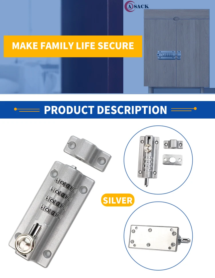 Lock Bolt Mechanism Latch Lever Action Flush Slide Lock Door Bolt Sliver Or Black Lock Buy