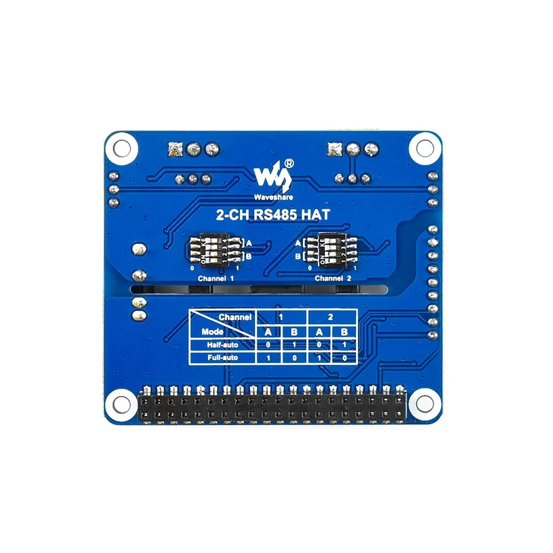 Waveshare 2-Channel Isolated RS485 Expansion HAT For Raspberry Pi - 9