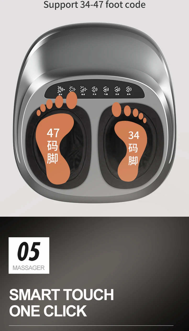 Factory Price Shiatsu Infrared Reflexology Foot Massage Machine