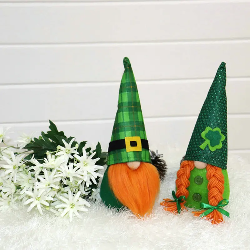 Saint Patrick's Day Decoration Gnome Dolls With Green Shamrock Hats To Irish  Decor - Buy Saint Patrick's Day Decoration Gnome Dolls With Green Shamrock  Hats To Irish Decor Product on