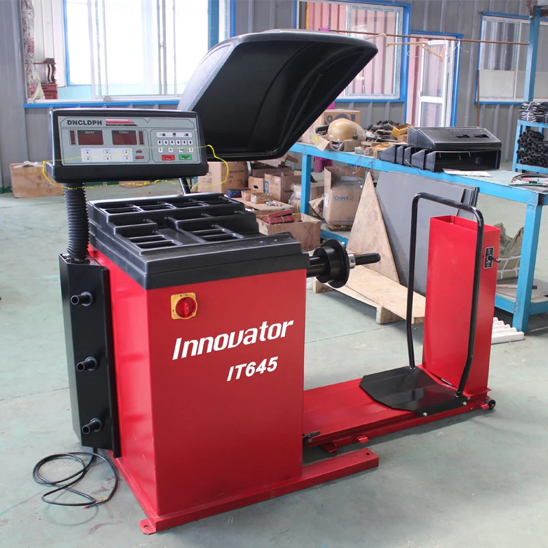 Automatic Wheel Balancers Balancing Machine Cemb Wheel Balancer With Road Test
