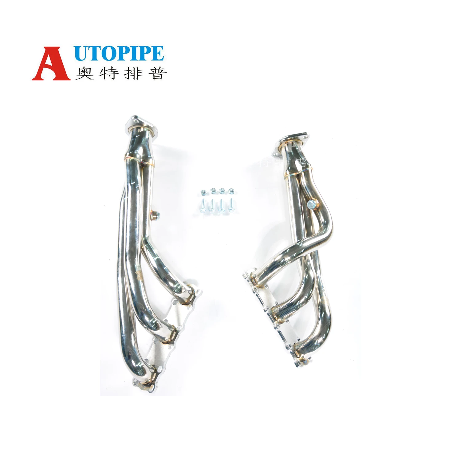 Customized Stainless Steel 201 Exhaust Header For Chevy Ls1 Ls6 Lsx V8