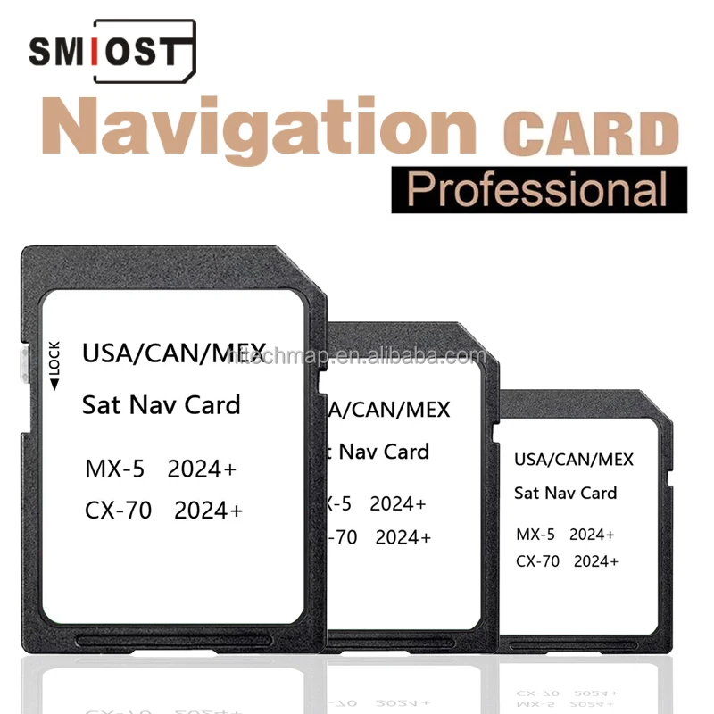 SMIOST for Mazda Android Memory Cards Map Car Navigation GPS Nav Sat for Memorial Card SD CID KR9D 66 16GB USA