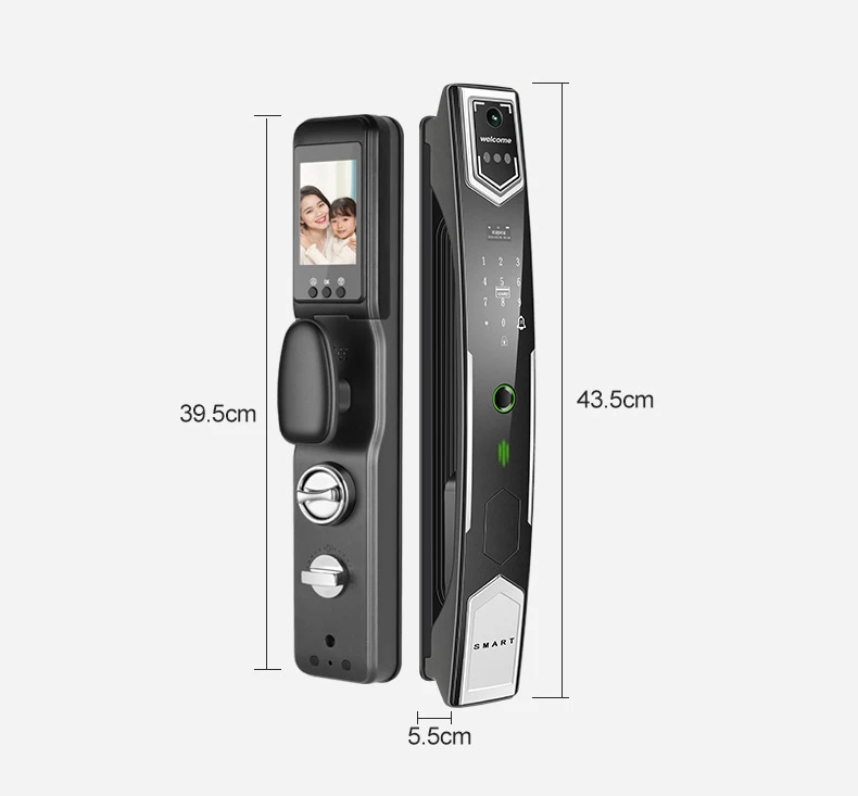 New Arrival Smart Fingerprint Hotel Digital Door Lock System With Tuya