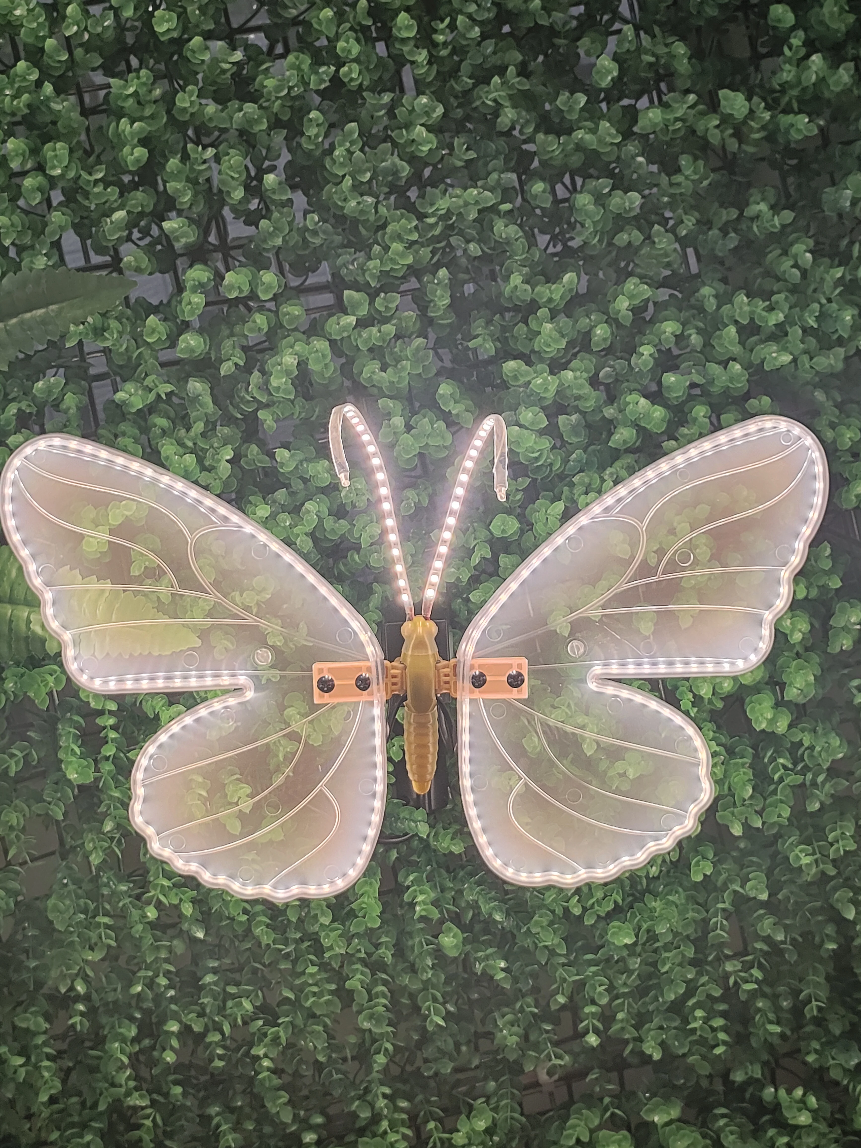 Farfalla Natalizia Luminosa con Movimento 2 Misure