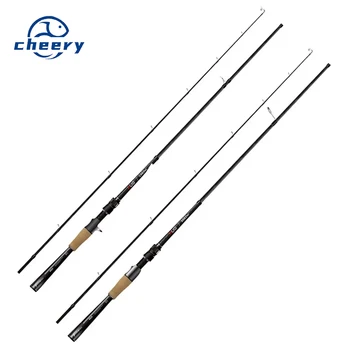 Large Taper Universal Luya Rod Fuji Accessories High Sensitivity Lightweight Carbon 2-Piece Cork Handle Super Fish Fishing Rod – Rod – view 2