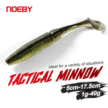NOEBY SW5019S 10cm 9.0g Saltwater Soft Plastic Fishing Lures Plastics Worm – Soft Lure – view 2
