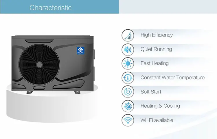 Inverter Pool Heater, R32, 11.2kw, Electric - detail 26