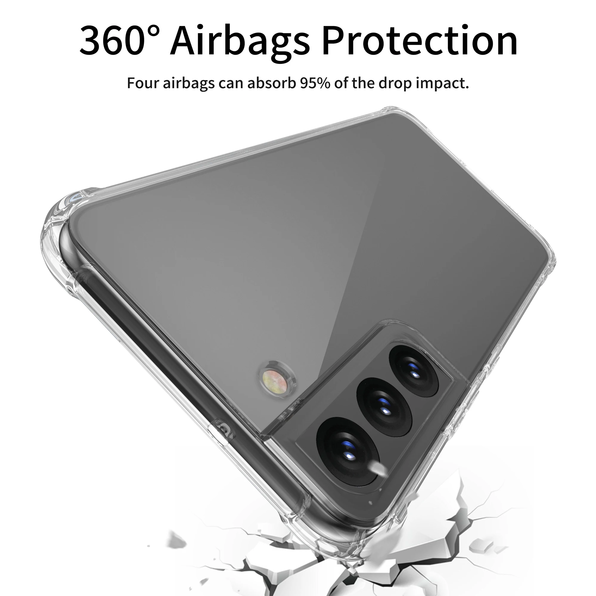 2022 Tpu Sublimation Blanks Phone Case Custom Logo In Airbag 