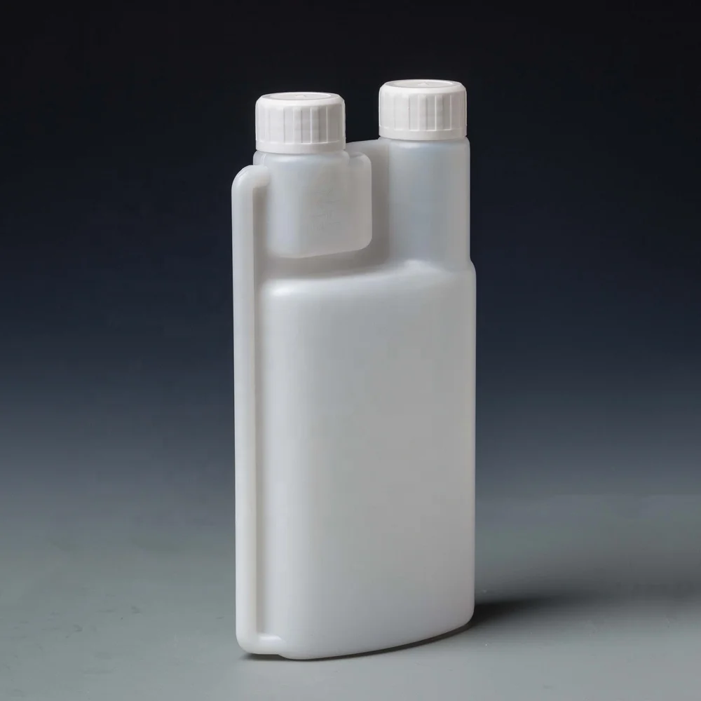 100ml 500ml 1000ml Plastic HDPE Dispenser Double Twin Neck Dosing Bottle Bettix Squeeze Dual Chambers Bottle