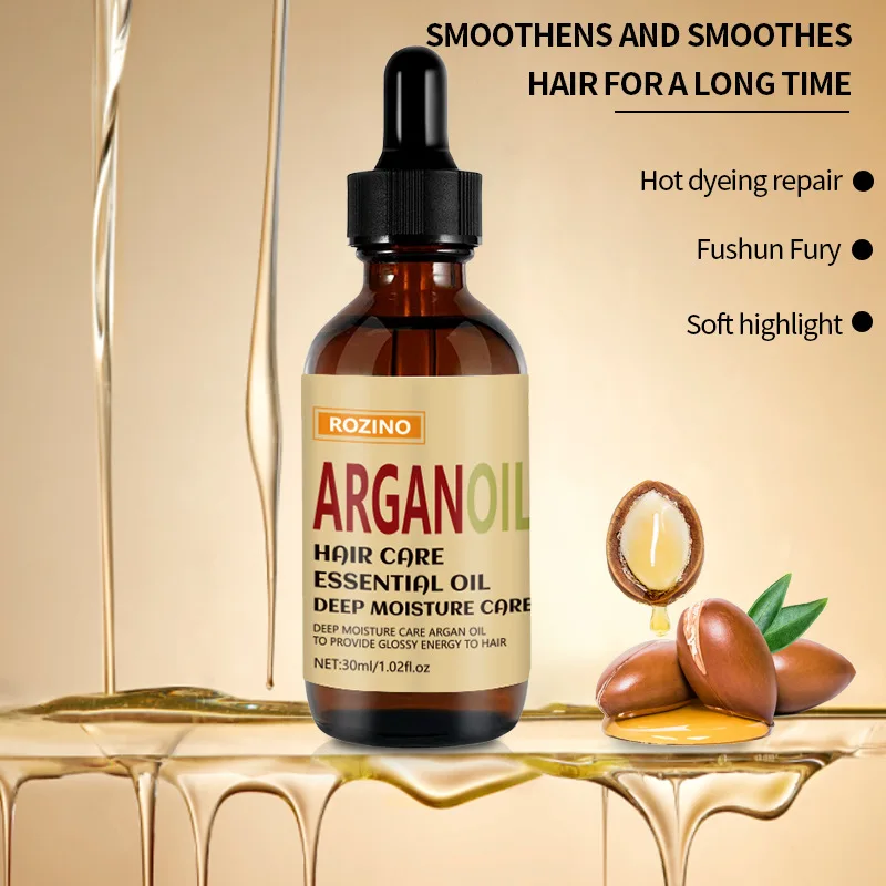 Wholesale 100% Organic Moroccan Argan Oil for Hair Custom Label Hair Care Essentials Herbal Bulk Organic Argan Oil for Hair
