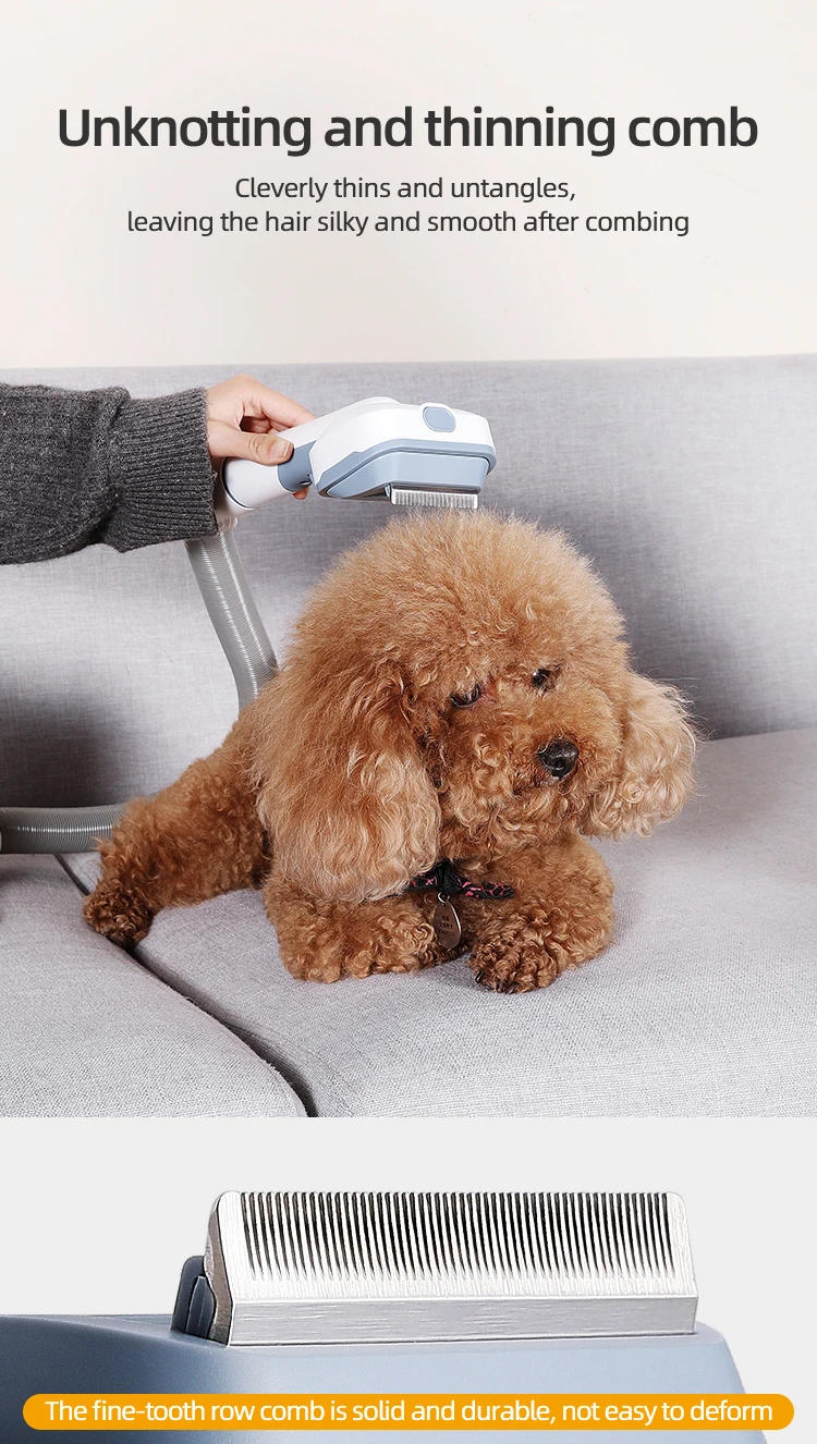 Factory Wholesale Pet Grooming Kit 5 In 1 Vacuum Brush Electric Vacuum