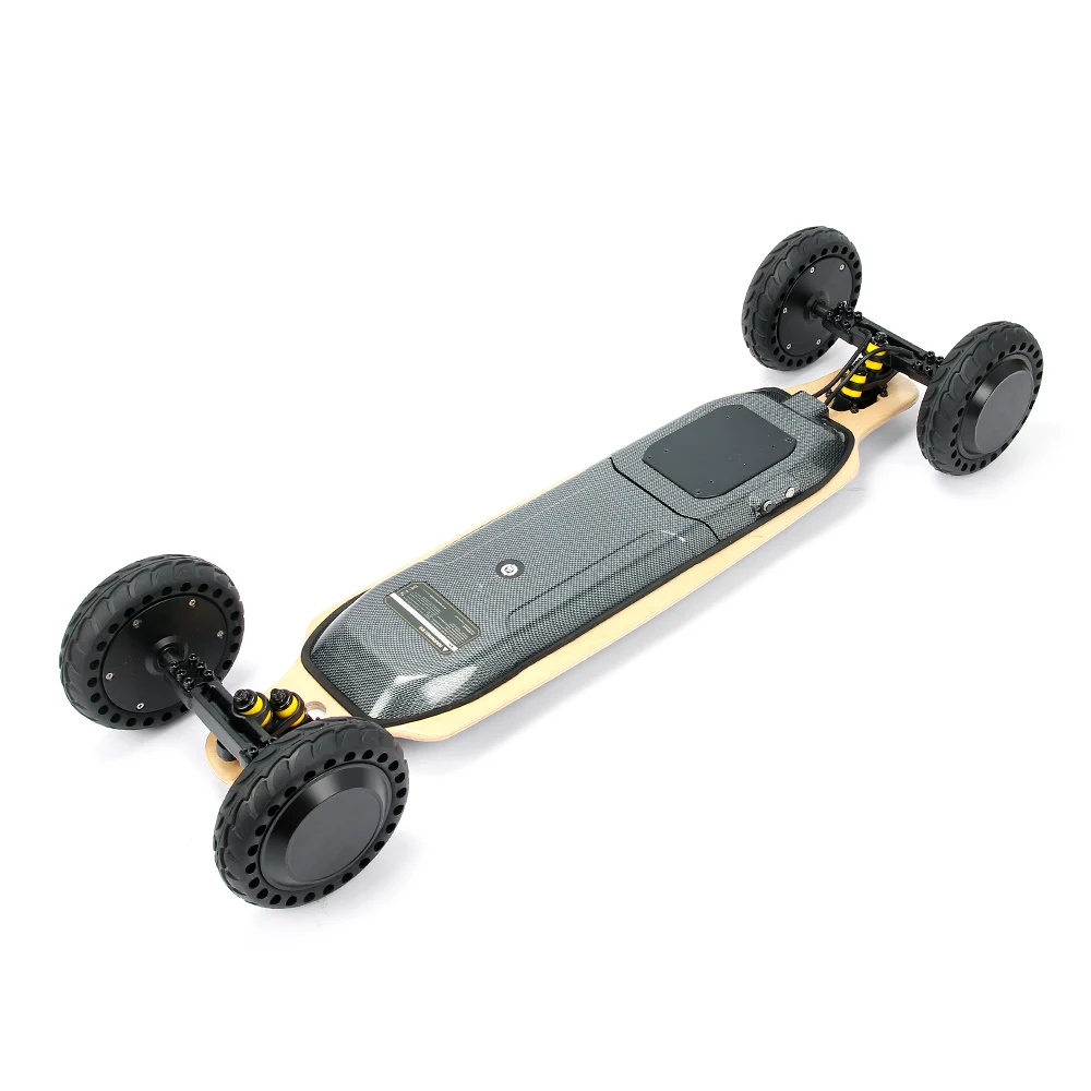 terugvallen nadering In werkelijkheid All Terrain Electric Skateboard With 4 Solid Wheels For Sale - Buy Longboard  Electric,Electric Skateboard Off Road,Electric Skateboard Kit Product on  Alibaba.com