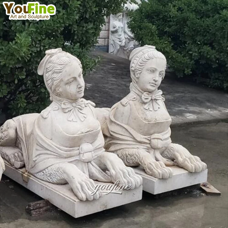 Antique Stone Sphinx Statue for Sales Greek