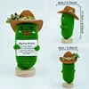 Cowboy hat green cucumber with base