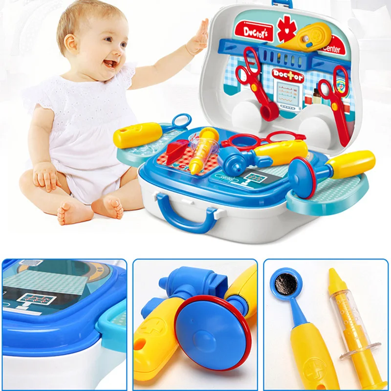 Ролевая игра клиника игрушки ручкой набор в коробке Обучающие пластиковые для детей