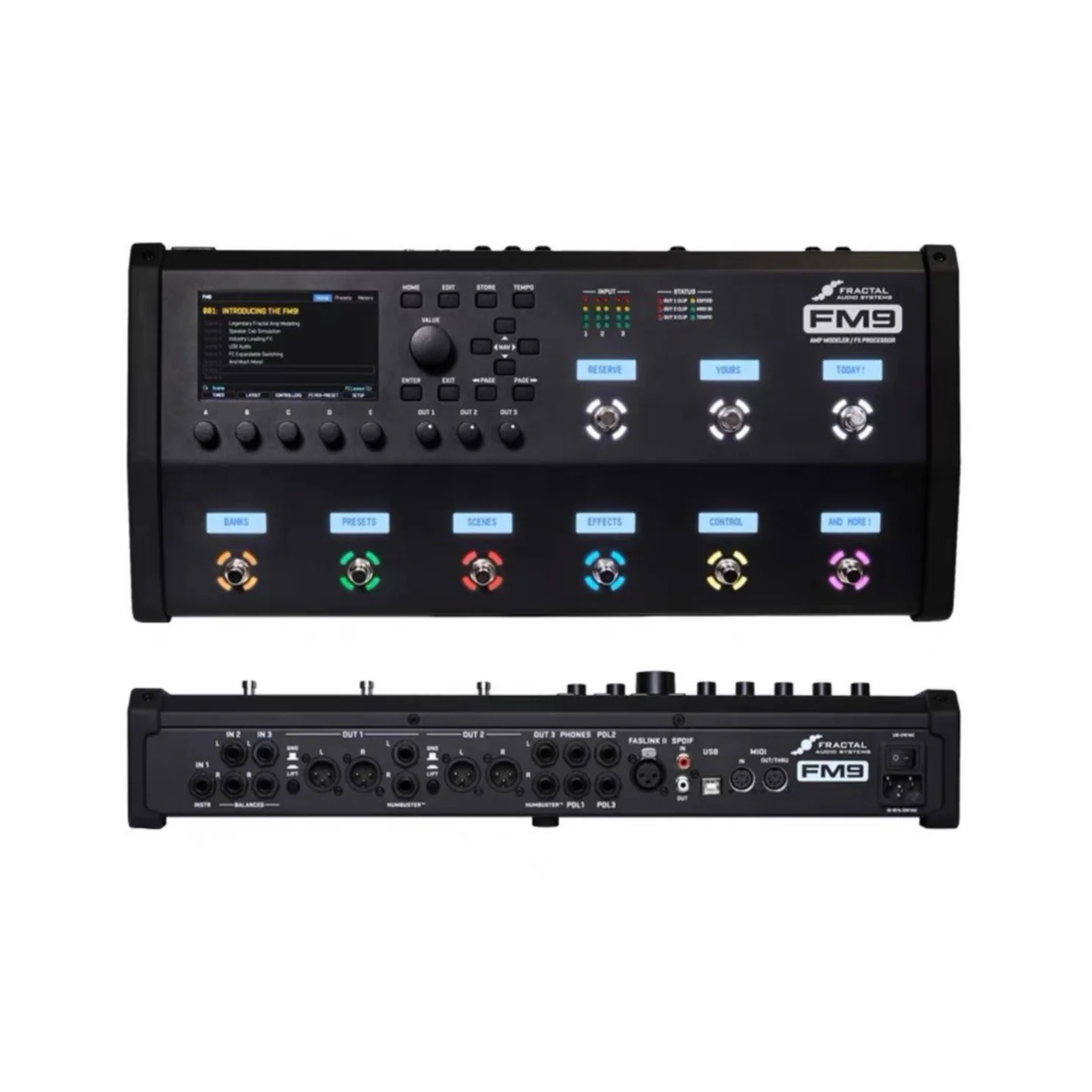 Fractal FM9 MK2/MK II Turbo AMP Modeler - Guitar Effects Pedal