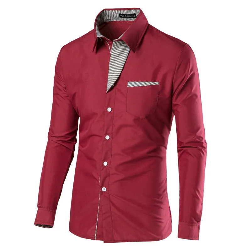 Shop Our New Fashion Men's Spring/ Autumn Solid Color Shirts Shop Our New Fashion Men's Spring/ Autumn Solid Color Shirts