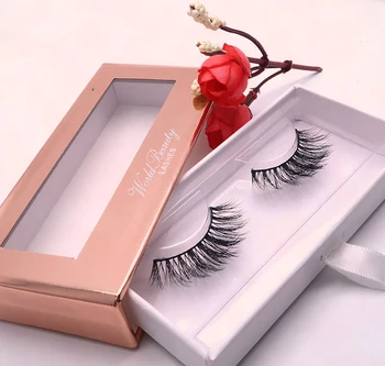 Wholesale new style natural eyelashes private label korean soft lashes 3D faux mink false eyelashes