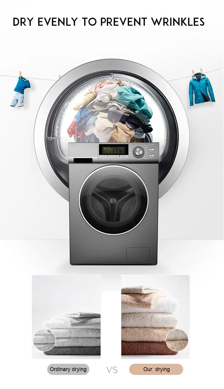 10kg Cheapest Home Use Laundry Washer Washing Machines And Drying