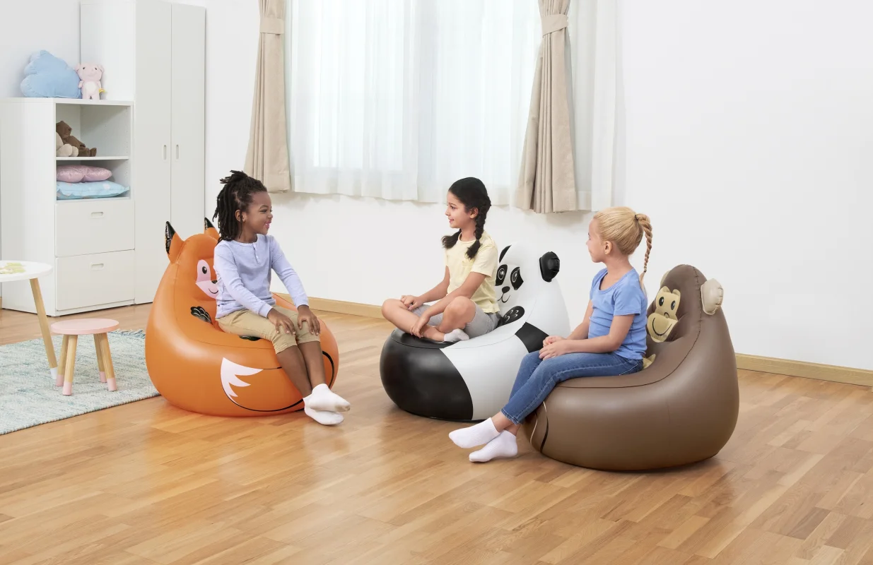 Bestway 75116 Cozy Critters Inflatable Air Chairs for Kids