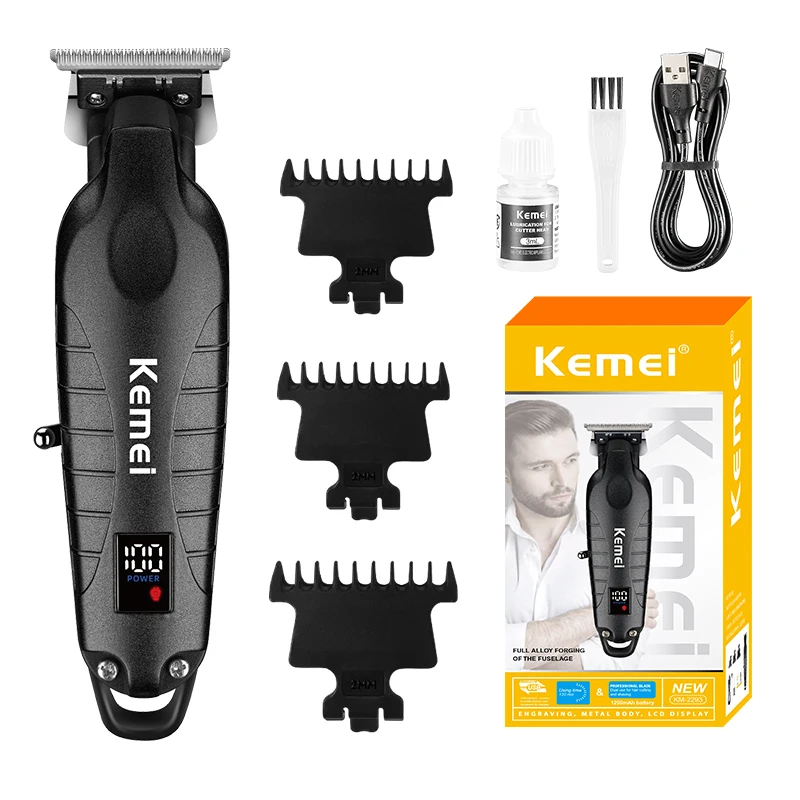 KEMEI New Design Hair Cutter Machine Best Brand Km-2293 Hurtigopladning Barber Machine Blades Hair Cutter