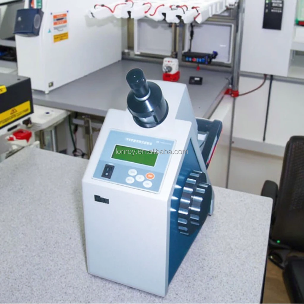 Digital Abbe Refractometer Refractive Index Measuring Machine Average Dispersion Determination Equipment