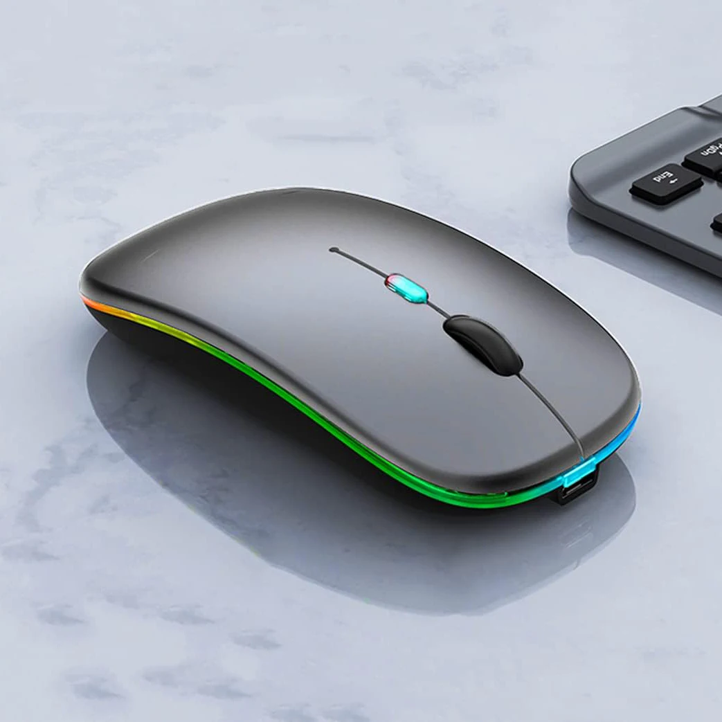 Custom Mouse Inalambrico Personalized Mouse Draadloze Muis Laptop Rechargeable White Wireless Mouse