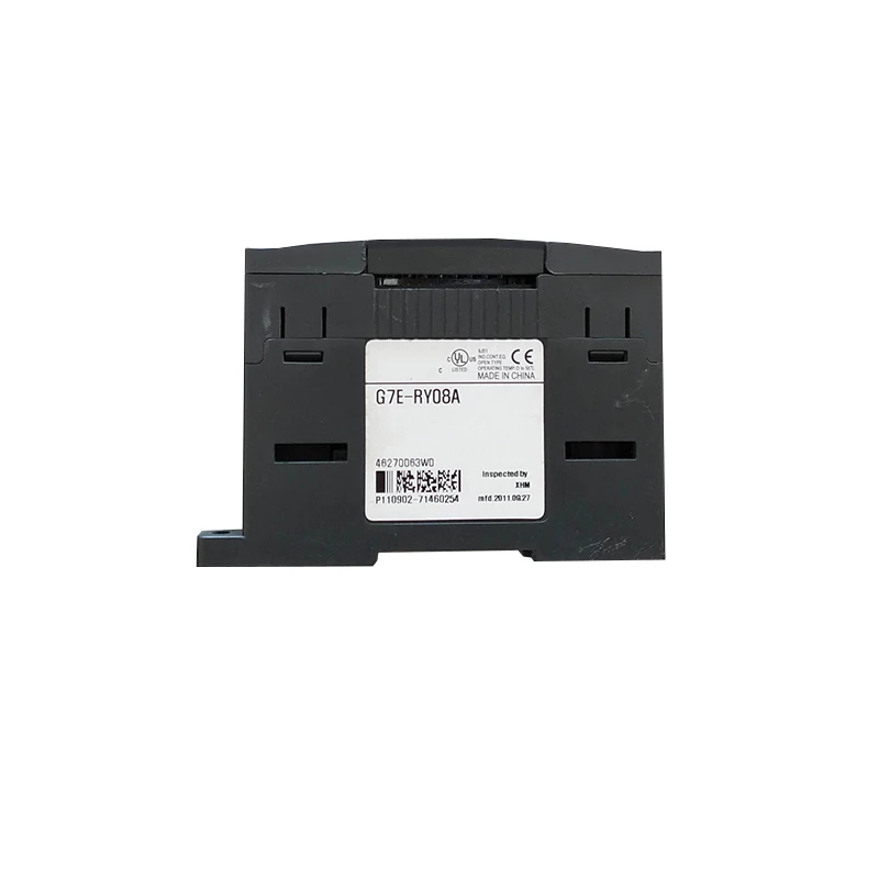 new original g7e ry08a g7e series plc relay output expansion module with 8 output points it extends plc control ports to drive contactors solenoid valves and other on site actuators features relay contact output strong load capacity -1