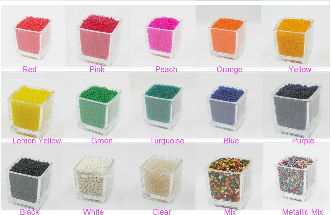 Water beads Colors