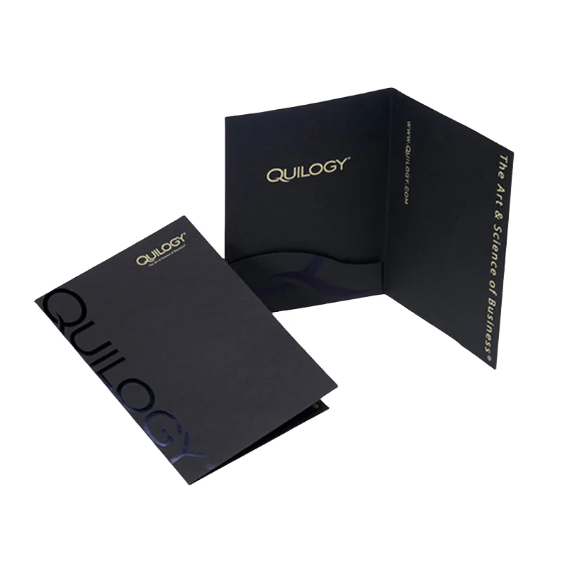 Custom Logo Design Print Document Paper Presentation Folders A4 File